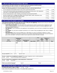 Form JFS07200 Application for Cash, Food, or Medical Assistance - Ohio, Page 4