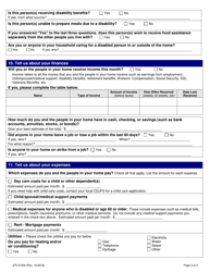 Form JFS07200 Application for Cash, Food, or Medical Assistance - Ohio, Page 5