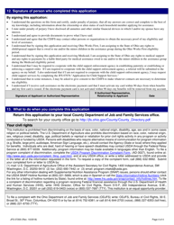 Form JFS07200 Application for Cash, Food, or Medical Assistance - Ohio, Page 6