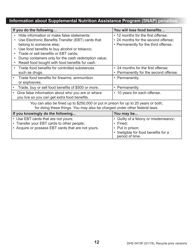 Form DHS0415F Application for Services - Oregon, Page 16