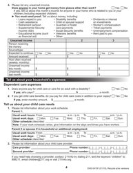 Form DHS0415F Application for Services - Oregon, Page 8