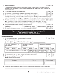 Form DHS0415F Application for Services - Oregon, Page 9