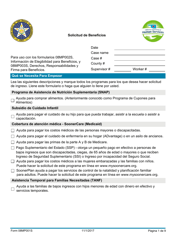 Document preview: Formulario 08MP001S Solicitud De Beneficios - Oklahoma (Spanish)