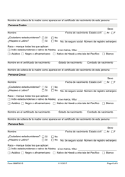 Formulario 08MP001S Solicitud De Beneficios - Oklahoma (Spanish), Page 6