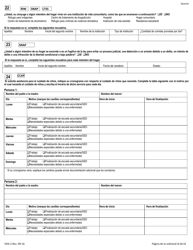 Formulario DHS-2 Solicitud De Asistencia - Rhode Island (Spanish), Page 18