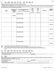 Formulario DHS-2 Solicitud De Asistencia - Rhode Island (Spanish), Page 7