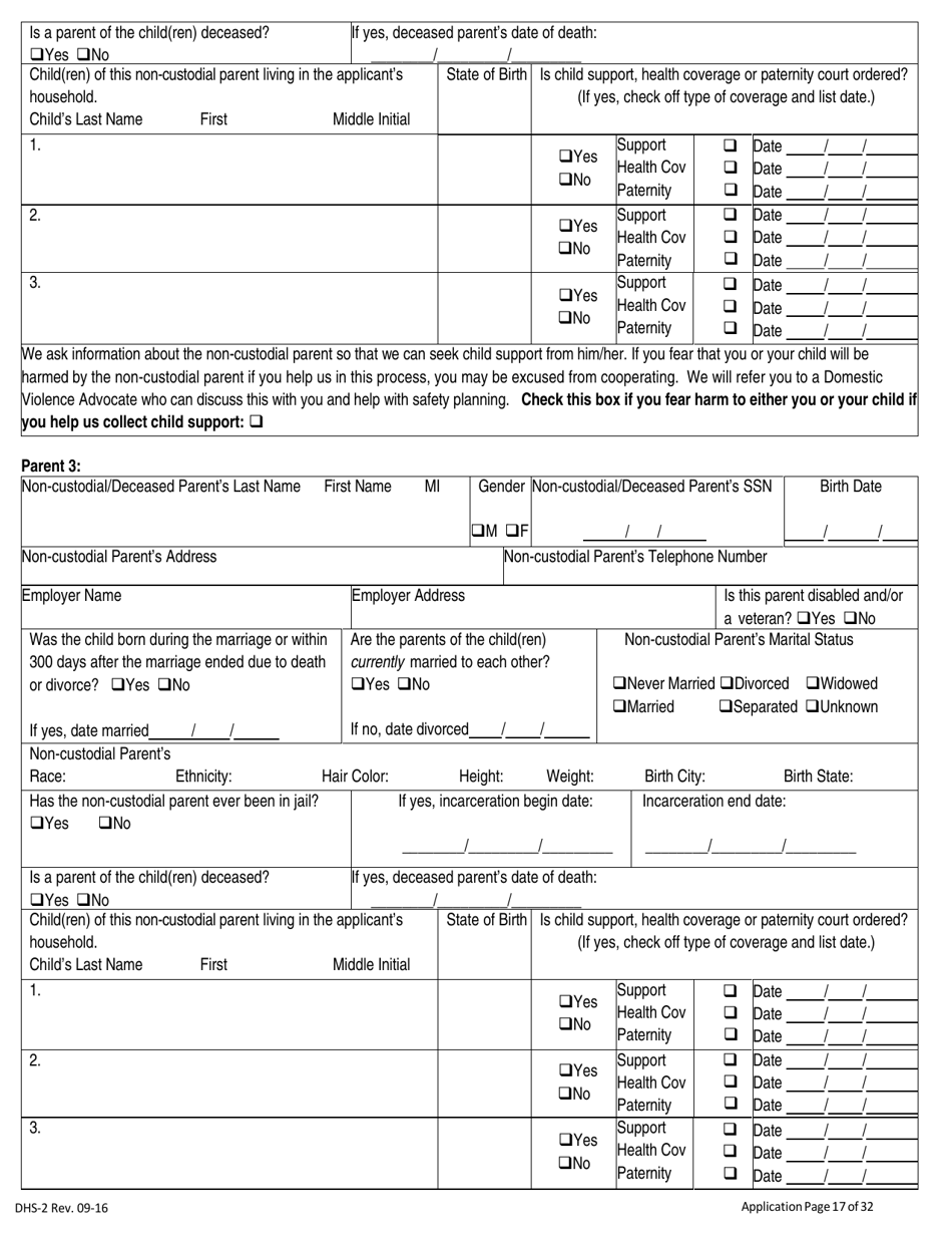 Form DHS-2 Application for Assistance - Rhode Island, Page 21