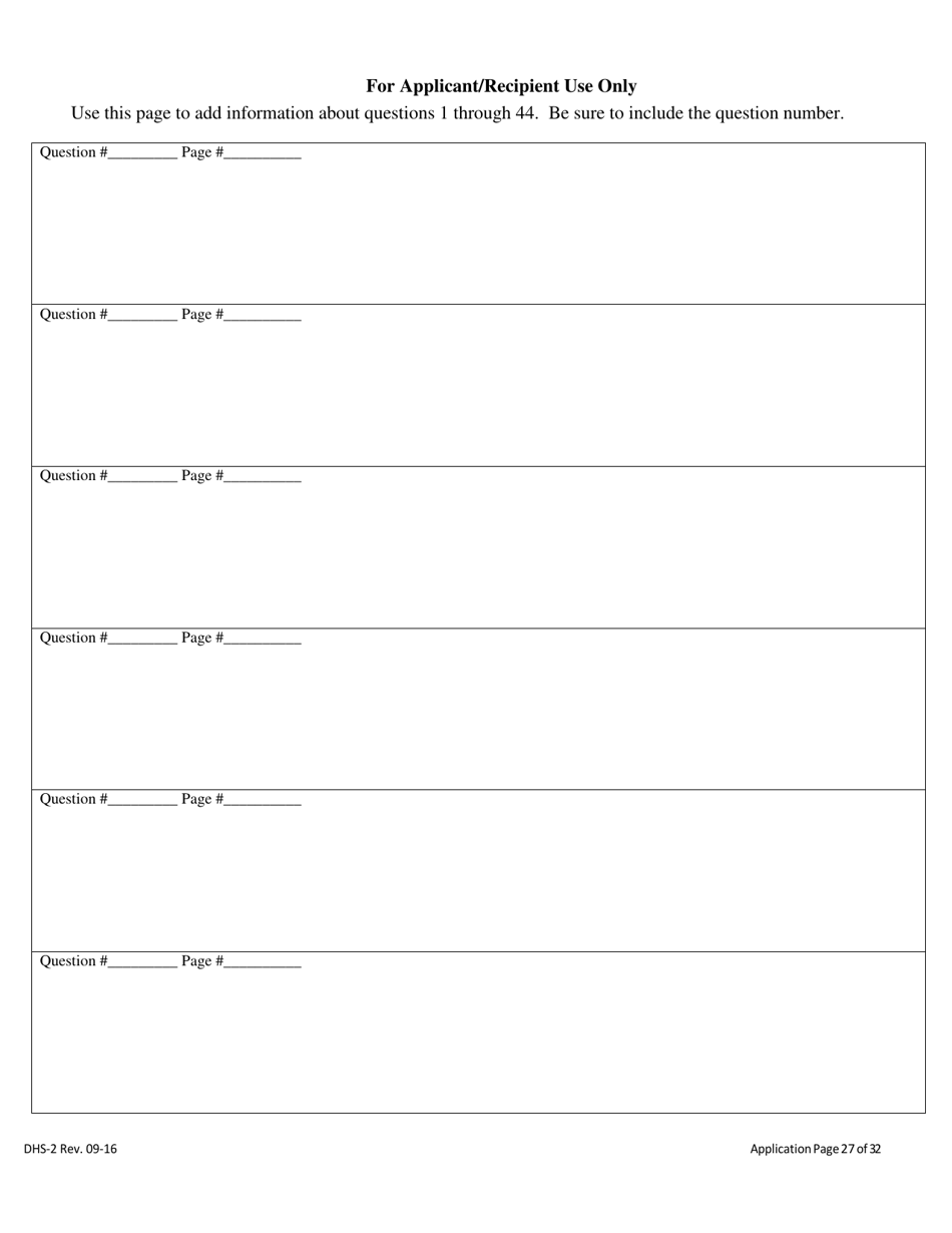 Form DHS-2 Application for Assistance - Rhode Island, Page 31