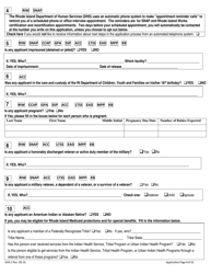 Form DHS-2 Application for Assistance - Rhode Island, Page 8