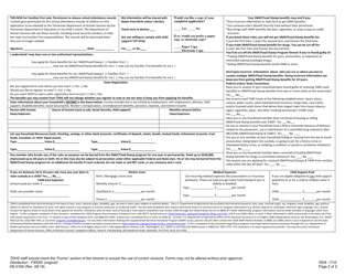 Form HS-0169 Family Assistance Application - Tennessee, Page 2