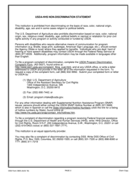 DSS Form 3800 Application for the Fi Program, Snap Program and Refugee Assistance (Ra) Program - South Carolina, Page 2