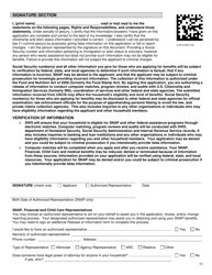 Form DWS-ESD61APP Application for Snap, Financial Assistance, Child Care, and Medical Assistance - Utah, Page 14