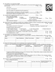 Form DWS-ESD61APP Application for Snap, Financial Assistance, Child Care, and Medical Assistance - Utah, Page 4