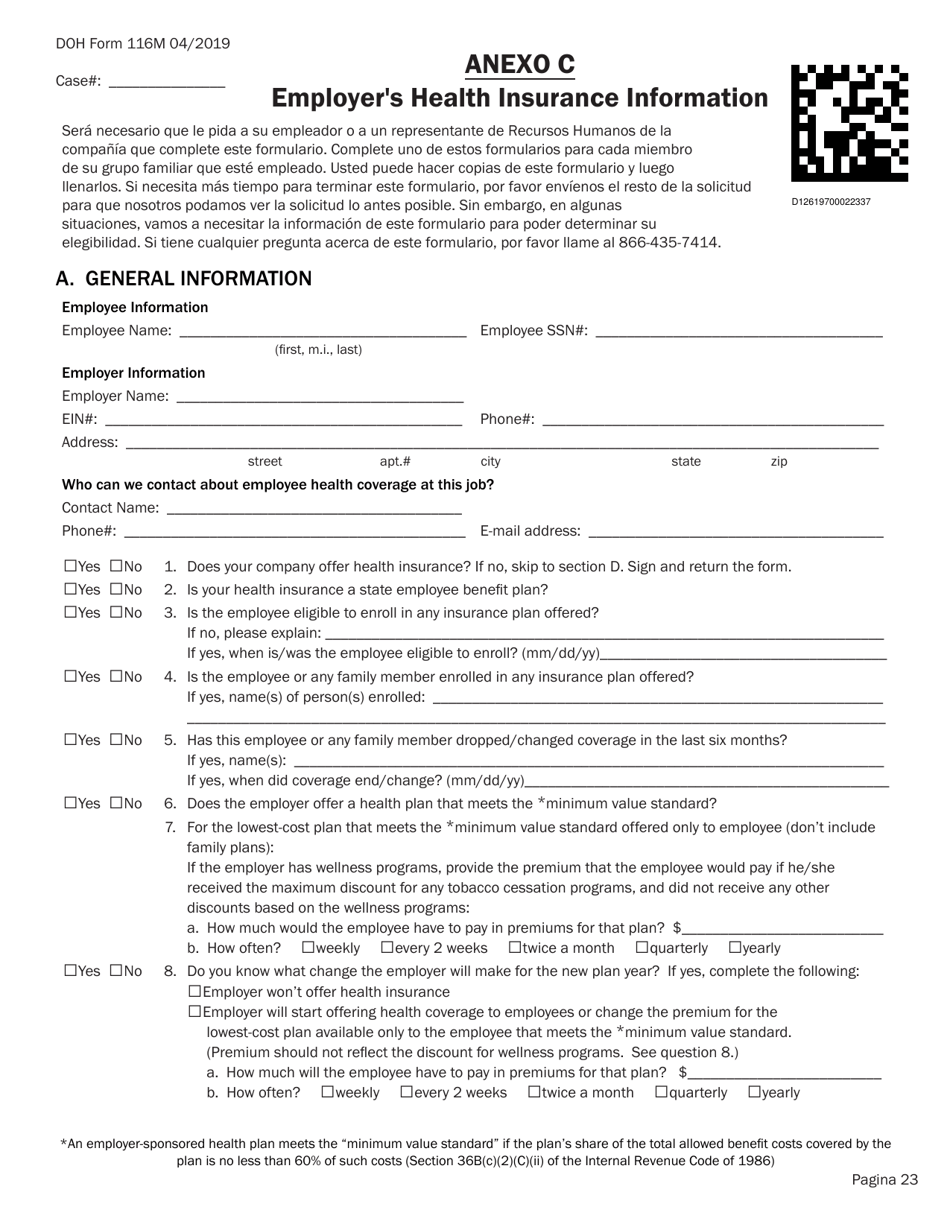 Formulario DWS-ESD61APP-SP Solicitud Para Beneficios De Snap, Financiera, De Cuidado Infantil Y Medica - Utah (Spanish), Page 23