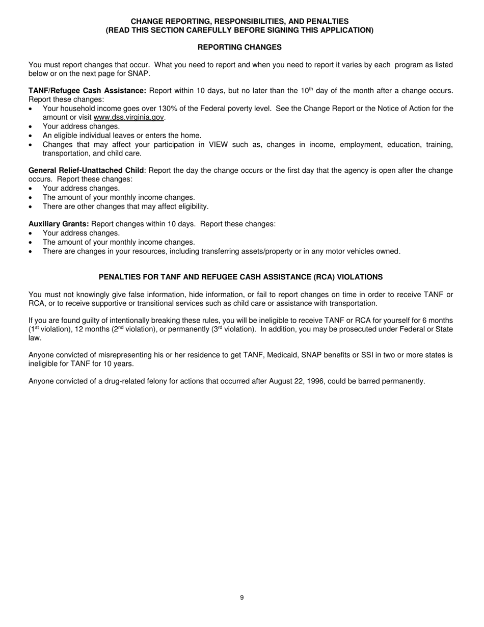 Form 032-03-0824-34 Application for Benefits - Virginia, Page 13