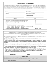 Form 032-03-0824-34 Application for Benefits - Virginia, Page 3