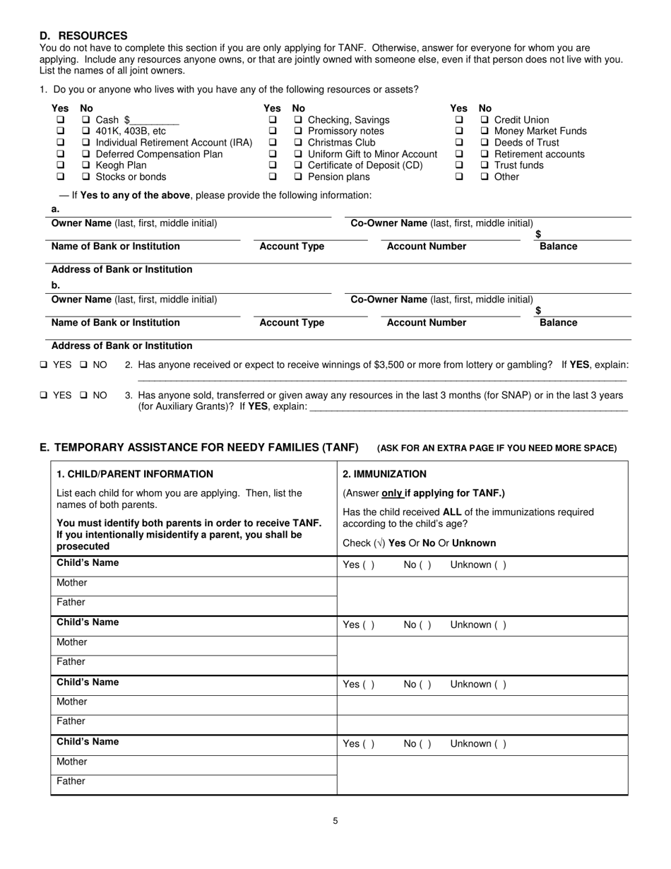 Form 032-03-0824-34 Application for Benefits - Virginia, Page 9