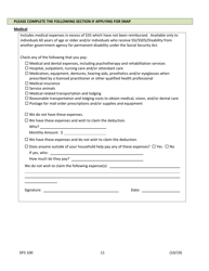 Form DFS100 Application for Assistance - Wyoming, Page 11