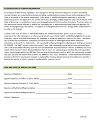 Form DFS100 Application for Assistance - Wyoming, Page 13