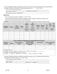 Form DFS100 Application for Assistance - Wyoming, Page 8