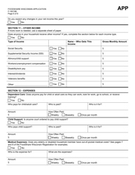 Form F-16019B Foodshare Wisconsin Application - Wisconsin, Page 6