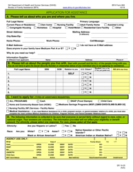 BFA Form 800 Application for Assistance - New Hampshire, Page 3
