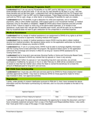 BFA Form 811S Application Summary: Statements of Understanding - New Hampshire, Page 2