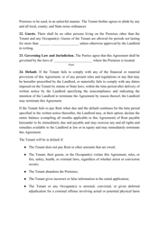 &quot;Residential Lease Agreement Template&quot; - Wyoming, Page 6