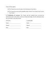 Residential Lease Agreement Template - Florida, Page 10