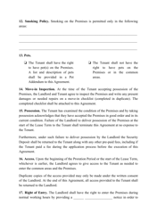 Residential Lease Agreement Template - Florida, Page 4