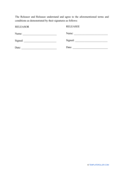 Video Release Form, Page 2
