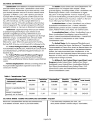 Unemployment Deferment Request, Page 3