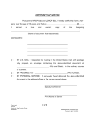 Form 26 Motion to Stay Eviction Order - Nevada, Page 3