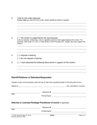 Form 1101GEJ Motion - Utah, Page 2