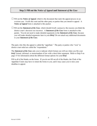 Filing an Eviction Appeal at the Minnesota Court of Appeals - Minnesota, Page 5