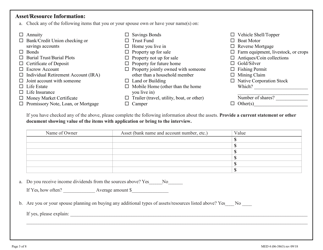 Form MED4 (06-3863) Application for Adults and Children With Long Term Care Needs - Alaska, Page 3