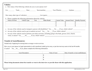 Form MED4 (06-3863) Application for Adults and Children With Long Term Care Needs - Alaska, Page 4