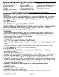 Form DE-103 Application for Ahcccs Health Insurance and Medicare Savings Programs - Arizona, Page 2