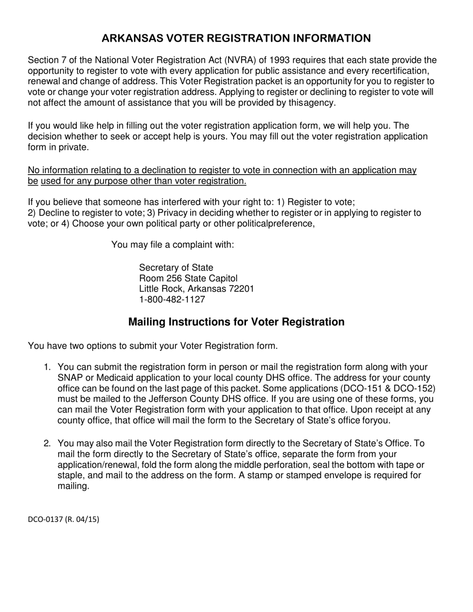 Form DCO-152 Household Health Coverage Application - Arkansas, Page 11