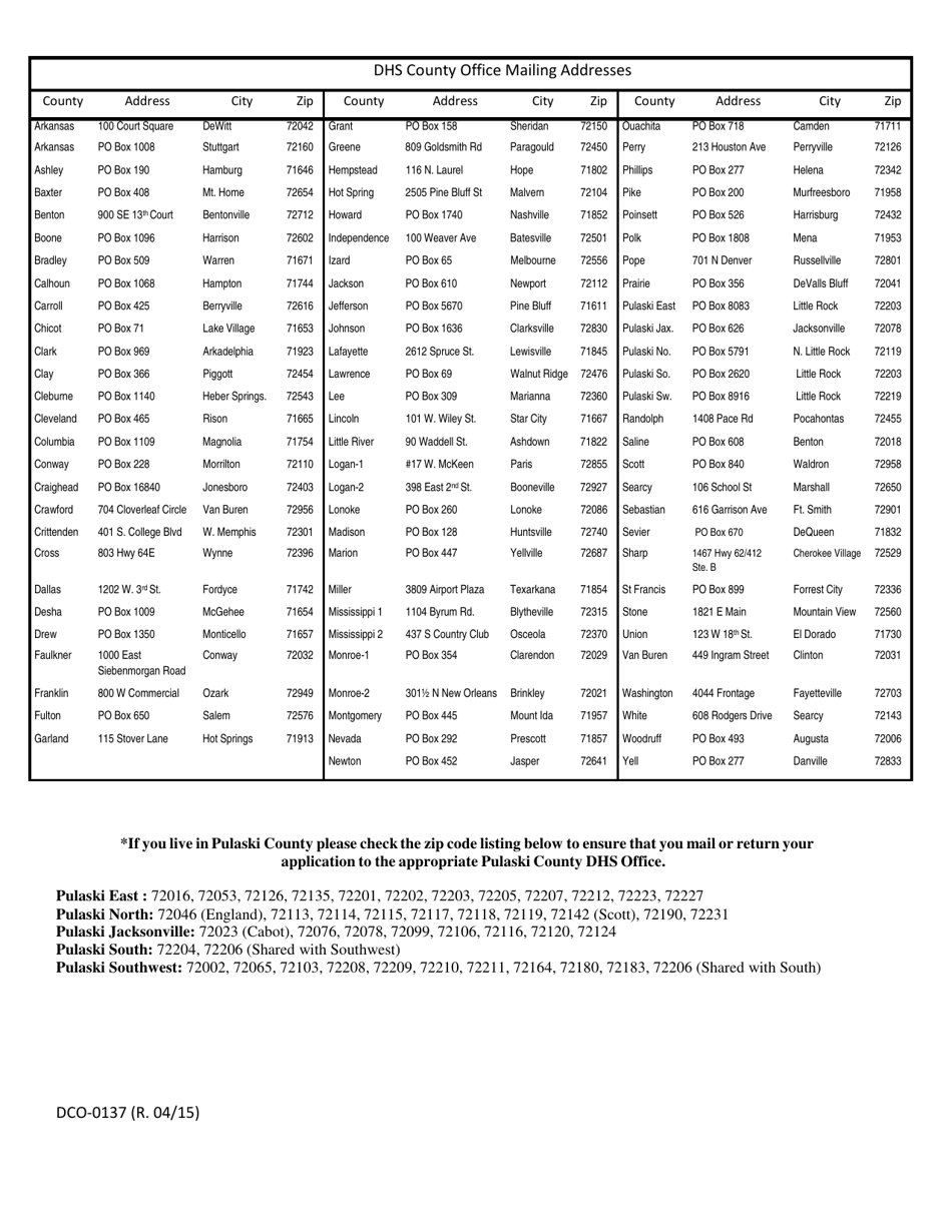 Form DCO-152 Household Health Coverage Application - Arkansas, Page 12