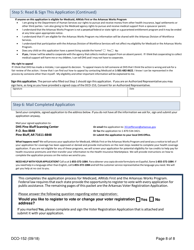 Form DCO-152 Household Health Coverage Application - Arkansas, Page 8