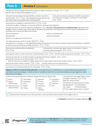 Formulario CCFRM604 Solicitud De Seguro De Salud - California (Spanish), Page 14