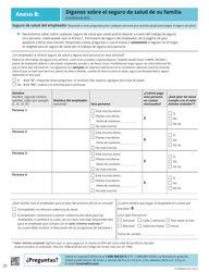 Formulario CCFRM604 Solicitud De Seguro De Salud - California (Spanish), Page 24