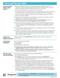 Formulario CCFRM604 Solicitud De Seguro De Salud - California (Spanish), Page 2