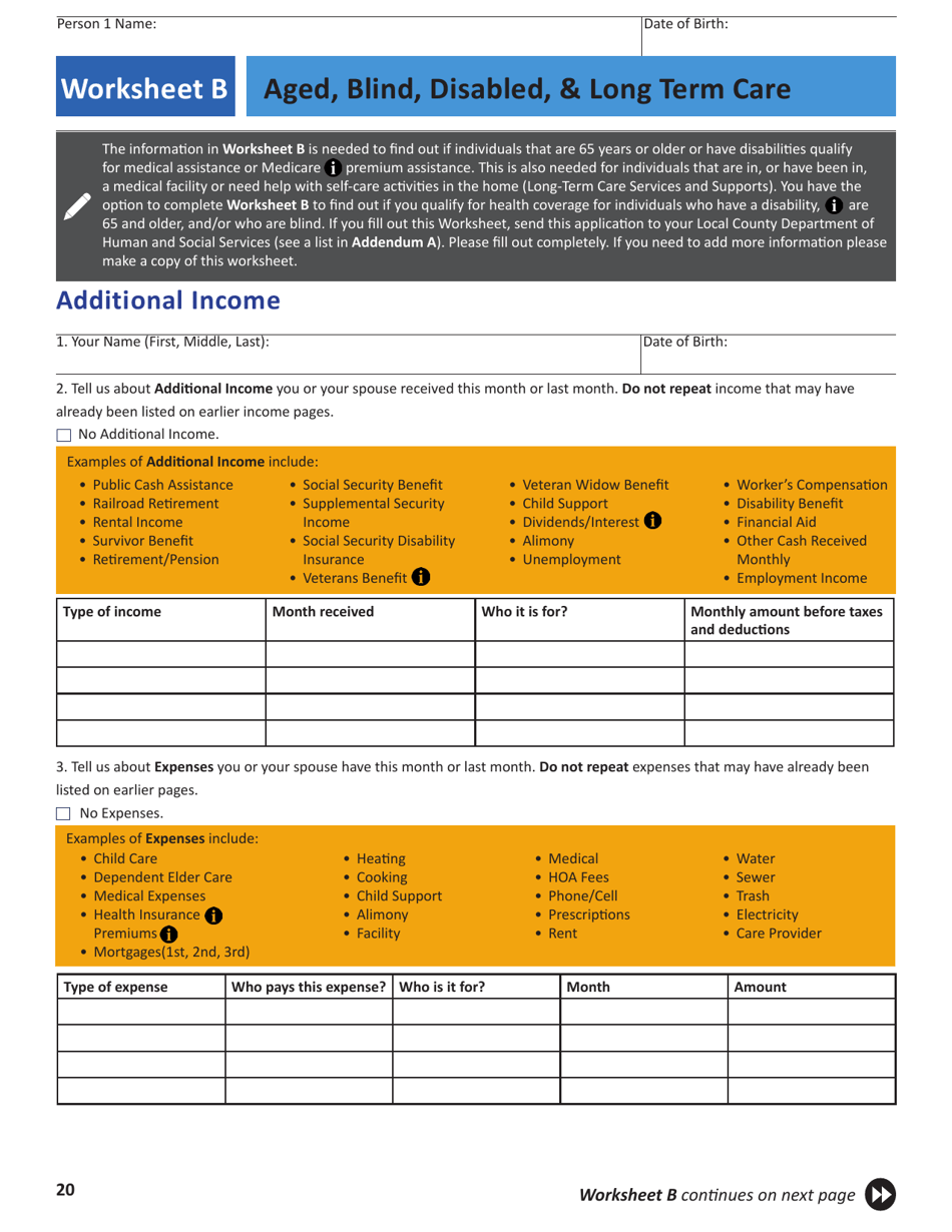Application for Health Insurance  Help Paying Costs - Colorado, Page 23