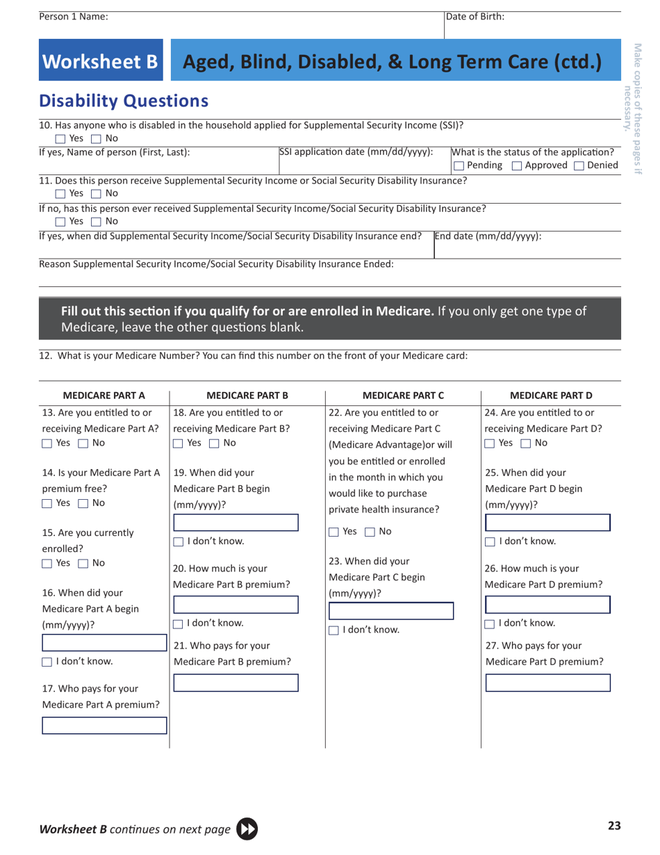 Application for Health Insurance  Help Paying Costs - Colorado, Page 26
