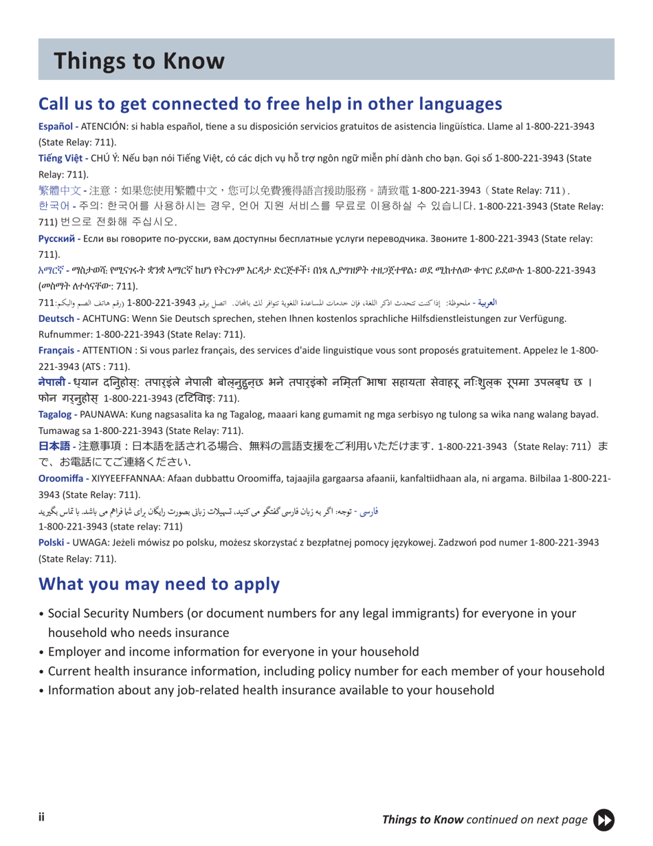 Application for Health Insurance  Help Paying Costs - Colorado, Page 2