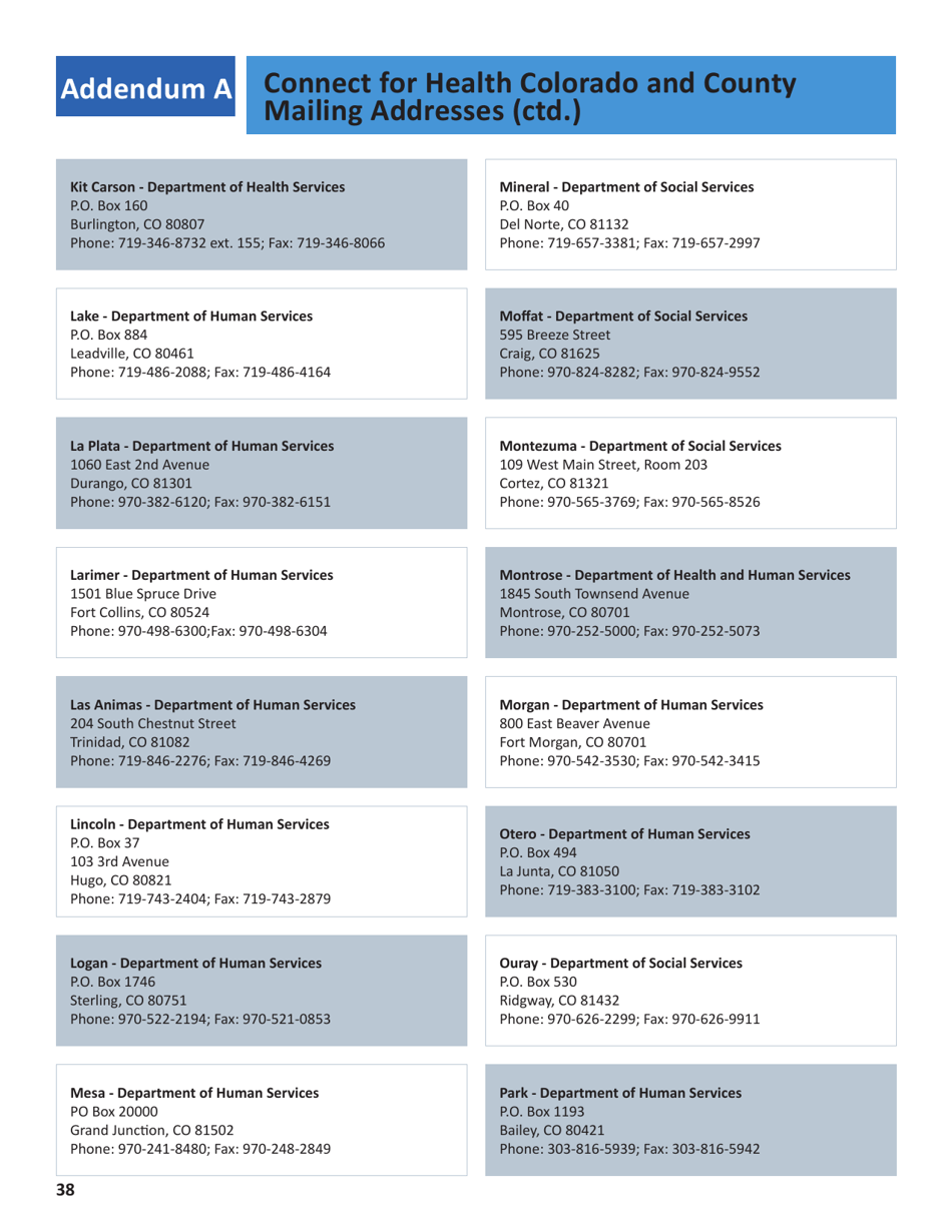 Application for Health Insurance  Help Paying Costs - Colorado, Page 41