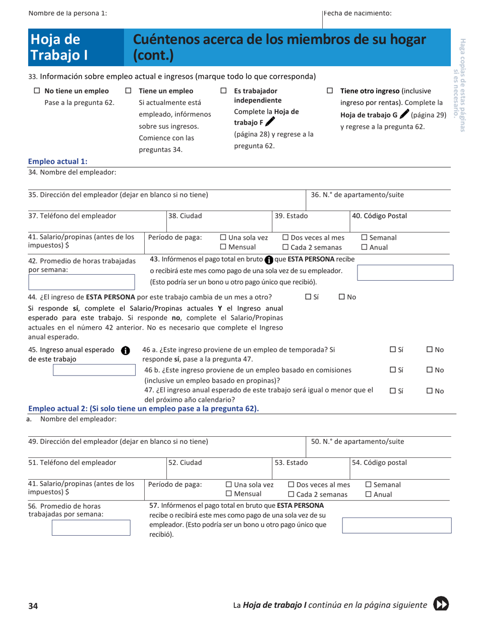 Solicitud Para El Seguro De Salud Y Ayuda Para Pagar Los Costos - Colorado (Spanish), Page 37