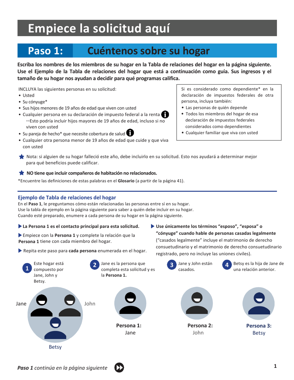 Solicitud Para El Seguro De Salud Y Ayuda Para Pagar Los Costos - Colorado (Spanish), Page 4